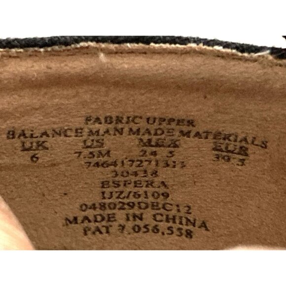 Glo Jeans Women's Size 7.5M Black Fabric ankle strap Wedge peep toe Sandals - Picture 7 of 7